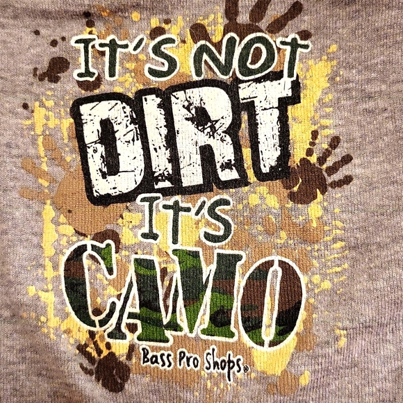 Bass Pro Shops grey onesie/bodysuit - Picture 2 of 2